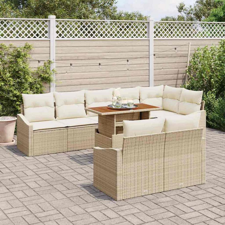 VidaXL Gartensofa poly-rattan  