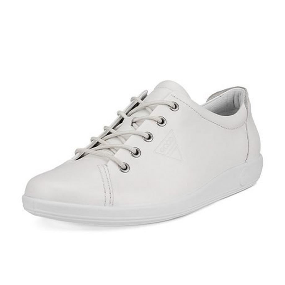 ecco Soft 2.0 White Feather Chaussure de sécurité  