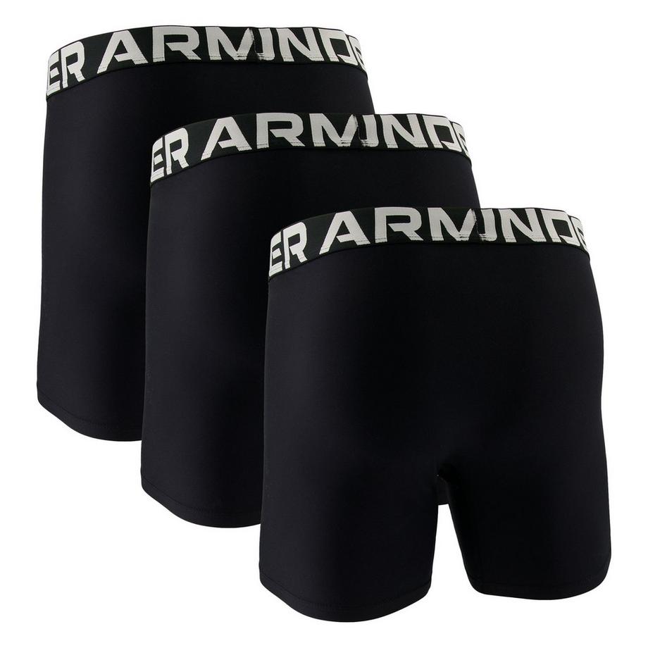 UNDER ARMOUR  Boxer  Paquet de 3 Conforme à la silhouette-UA PERFORMANCE TECH - SOLID 6 IN 3PK 