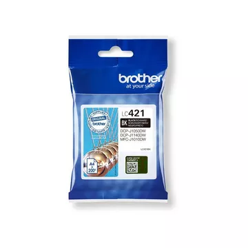 BROTHER Tintenpatrone schwarz LC-421BK DCP-J1050 200 Seiten