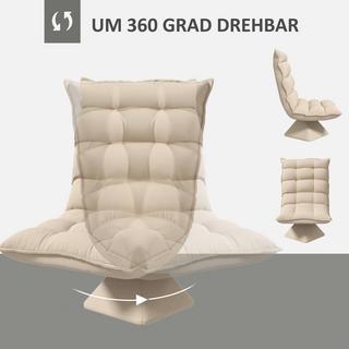 HOMCOM chaise de sol  