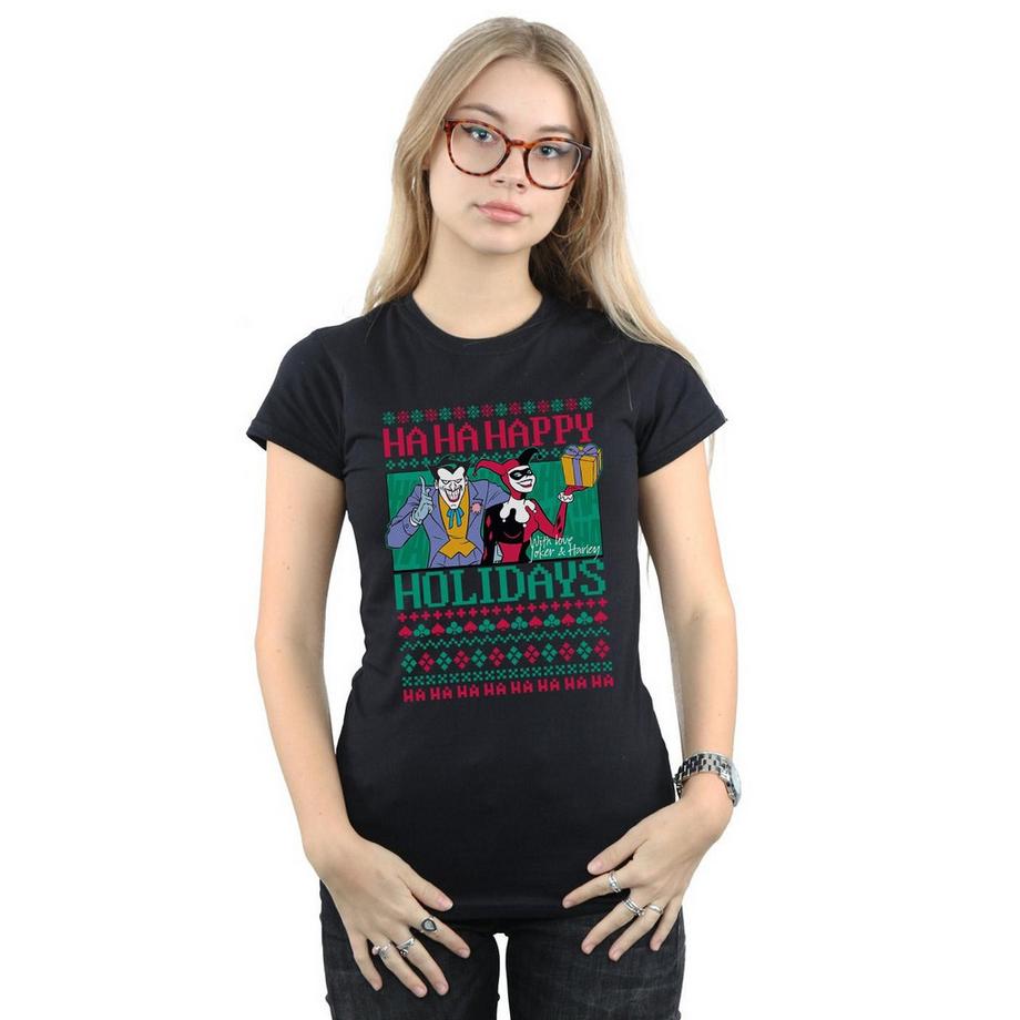 DC COMICS Ha Ha Happy Holidays T-Shirt  