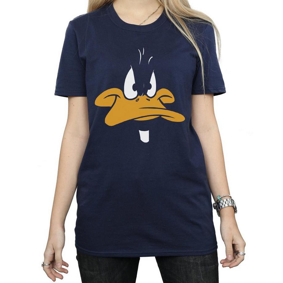 LOONEY TUNES Daffy Duck Face T-Shirt  