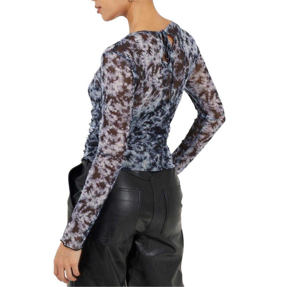 Brave Soul  Top Tie Dye Maglia A Rete 