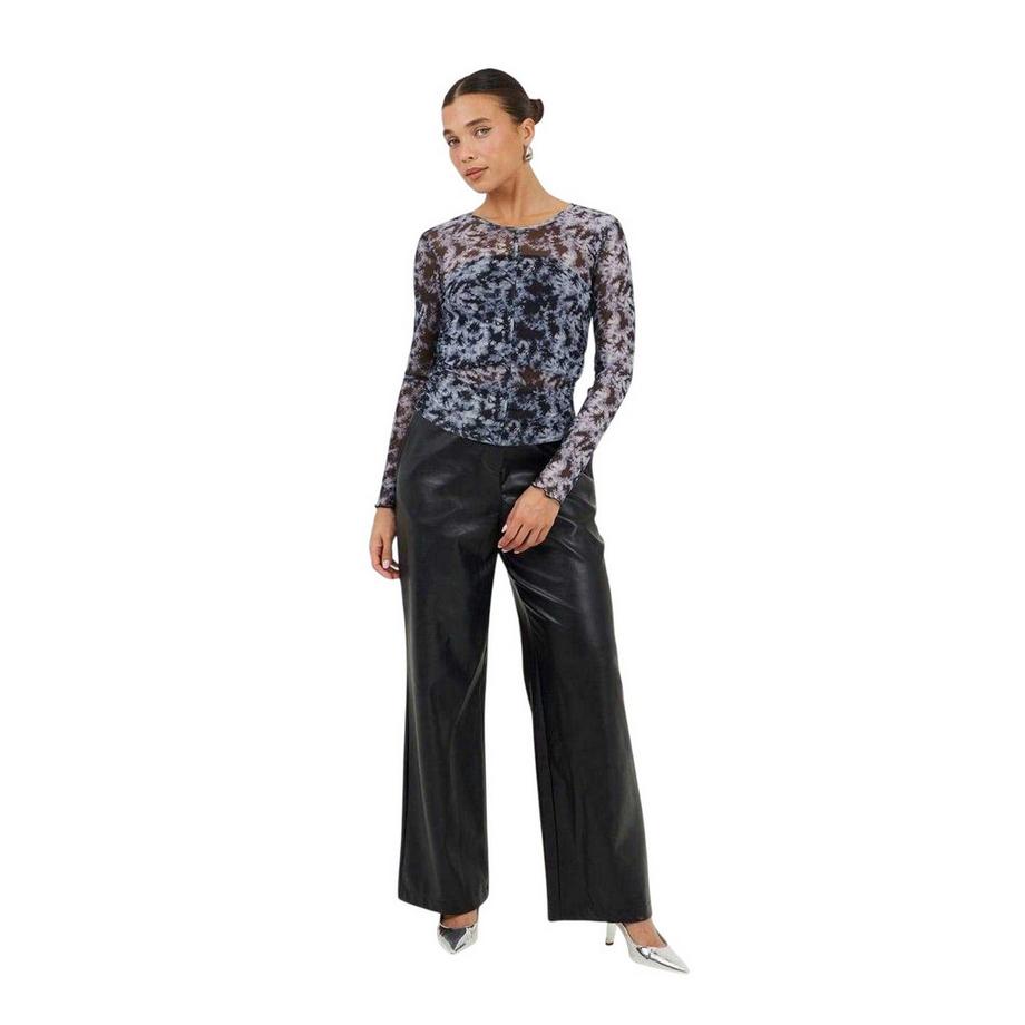 Brave Soul  Top Tie Dye Maglia A Rete 