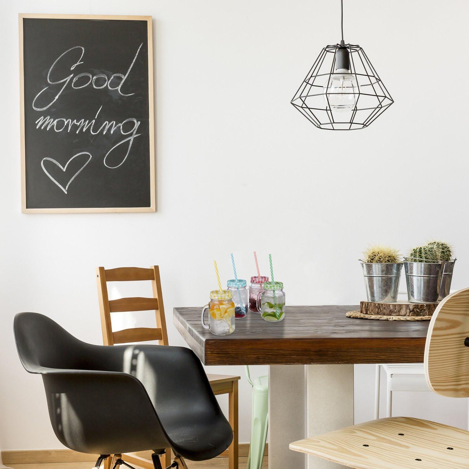 B2X Trinkgläser mit Strohhalm - 8er-Set Trinkgläser mit Strohhalmen – 8er-Set 