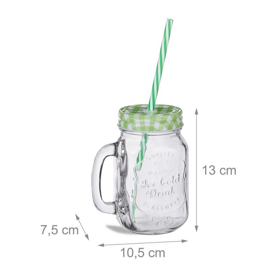 B2X Bicchieri con cannucce - set da 8 Bicchieri con cannucce - set da 8 