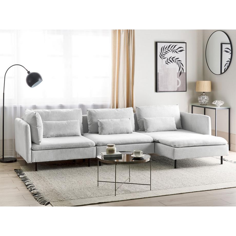 Beliani Modulsofa aus Stoff Modern EGERIS  