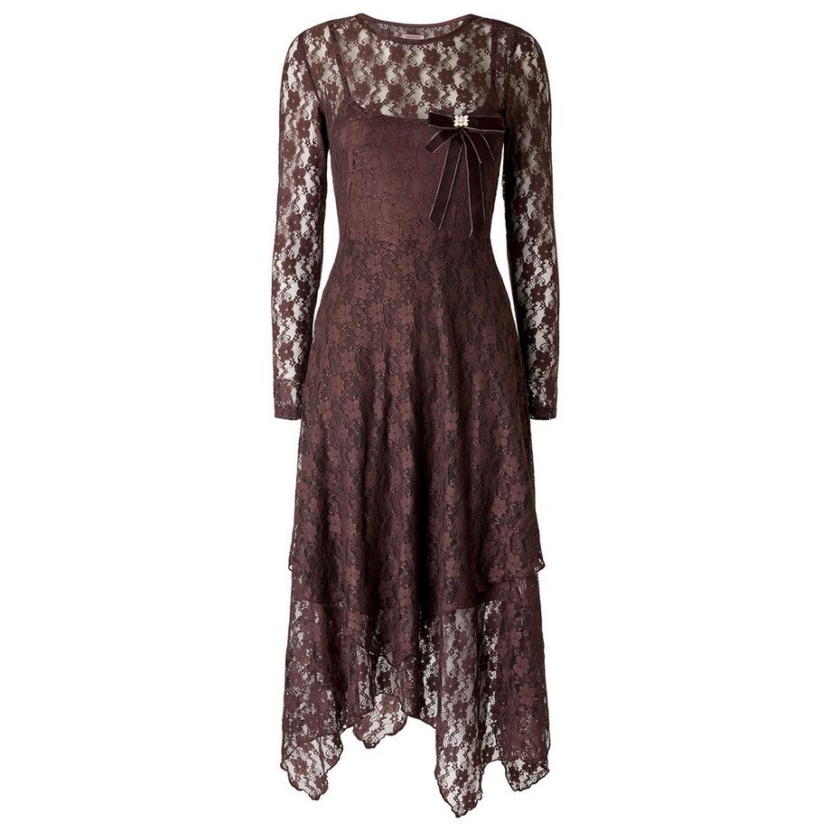 Joe Browns Robe Longue en Dentelle à Manches Longues Bella  
