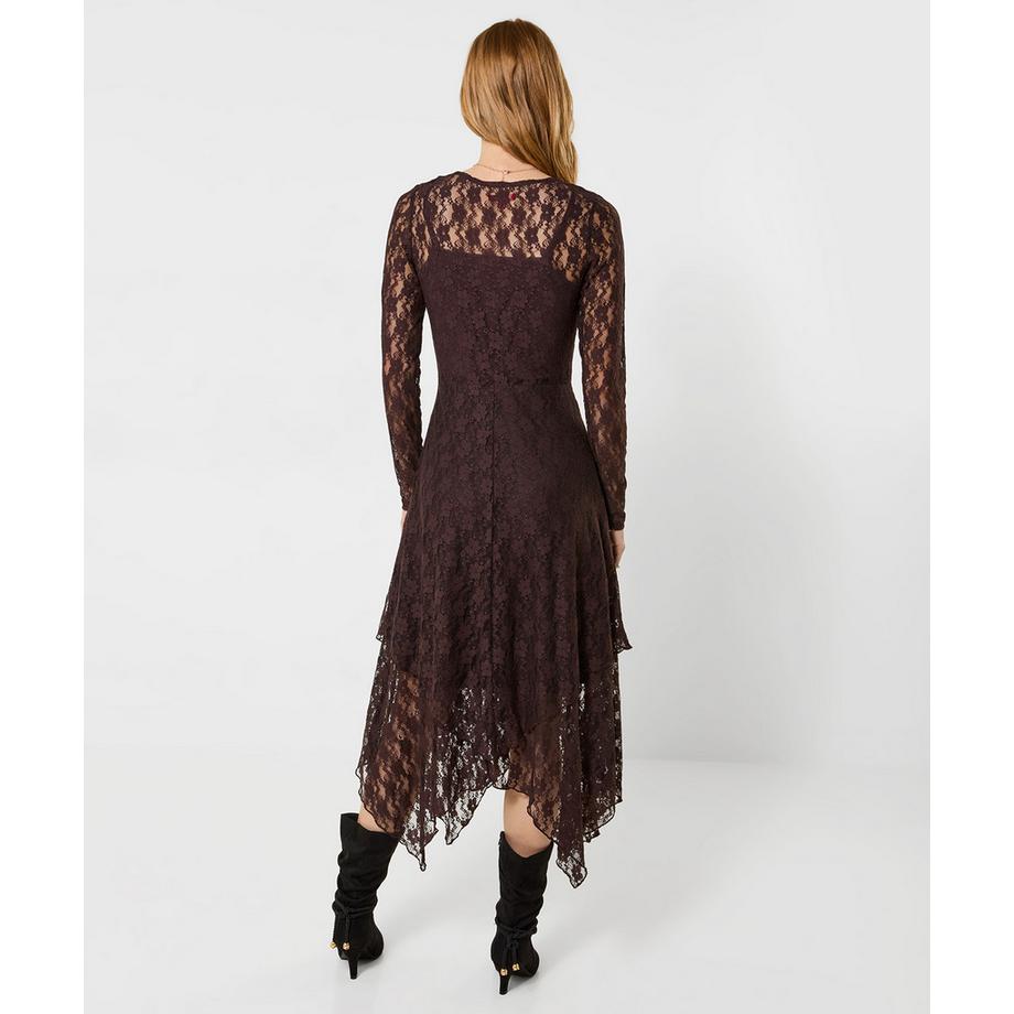 Joe Browns Robe Longue en Dentelle à Manches Longues Bella  