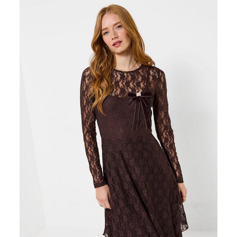 Joe Browns Robe Longue en Dentelle à Manches Longues Bella  