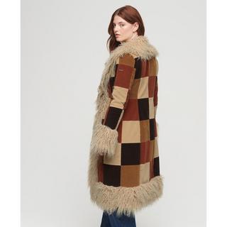 Superdry Afghan Patchwork Manteau Long  