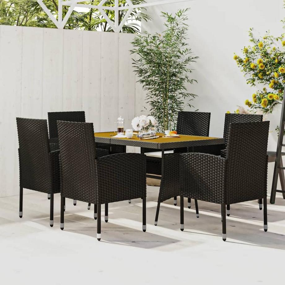 VidaXL Garten essgruppe poly-rattan  