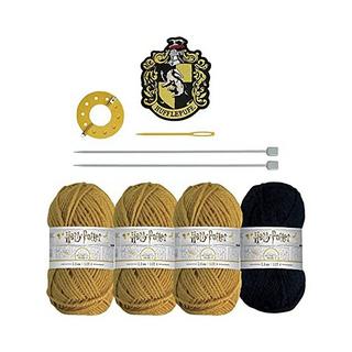 Thumbs Up  Harry Potter Strickset für Mütze Hufflepuff 