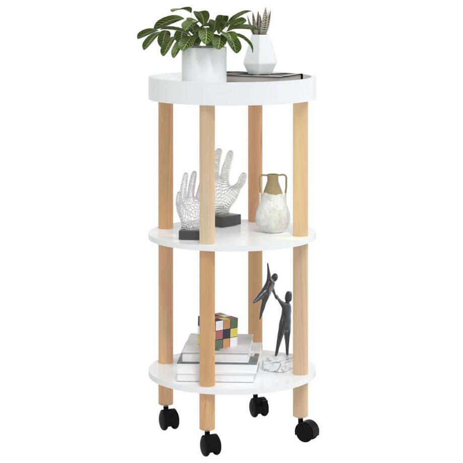 VidaXL Servierwagen holzwerkstoff  