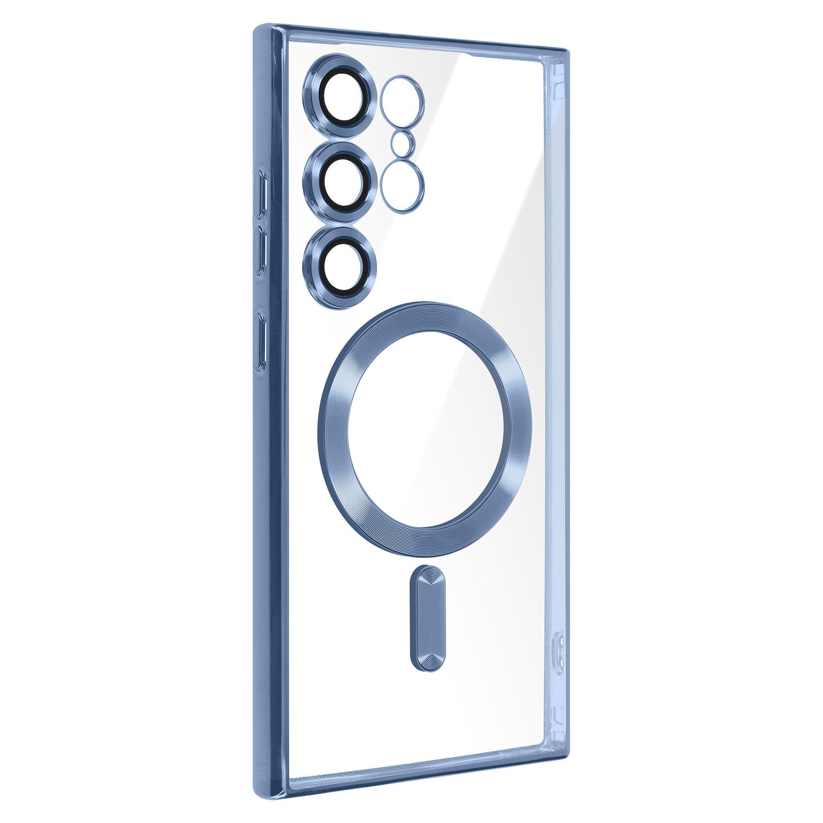 Avizar  Coque MagSafe Bleu Samsung S24 Ultra 