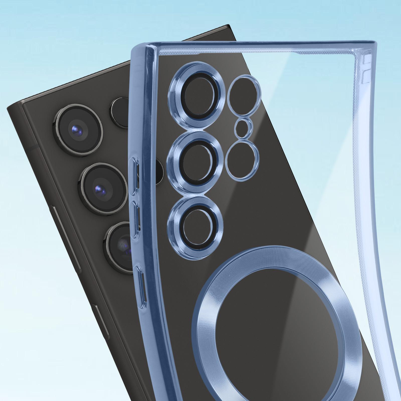 Avizar  Coque MagSafe Bleu Samsung S24 Ultra 