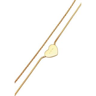 Elli  Collier Femmes Choker Coeur Pendentif Couches Look 