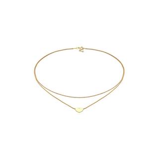 Elli  Collier Femmes Choker Coeur Pendentif Couches Look 