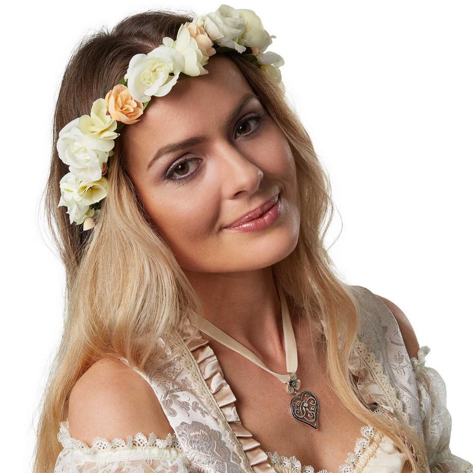 Tectake  Blumenkranz Almrausch 