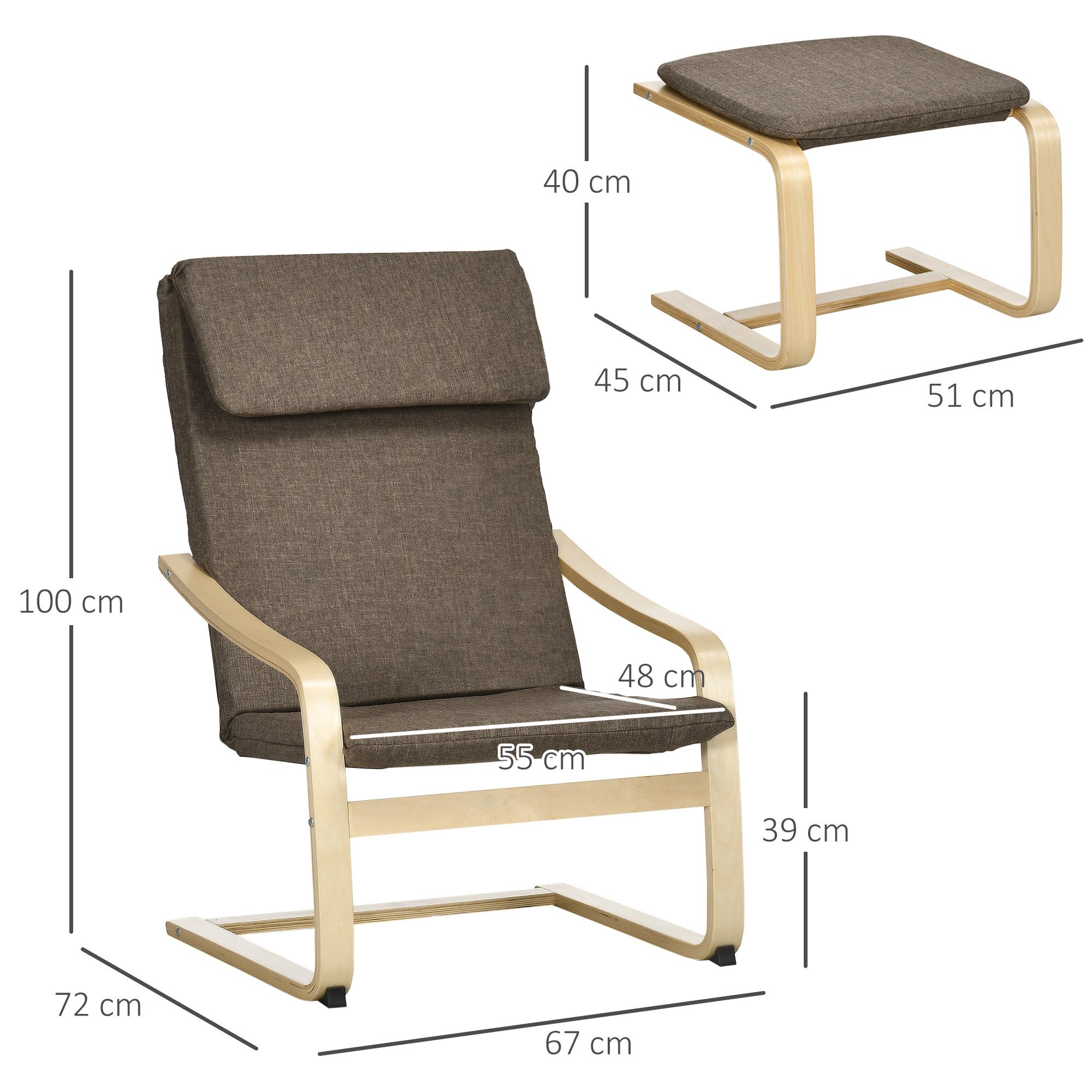 HOMCOM Fauteuil de relaxation  