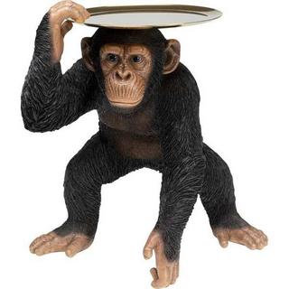 KARE Design Figura decorativa Butler Playing Chimp nero 52  