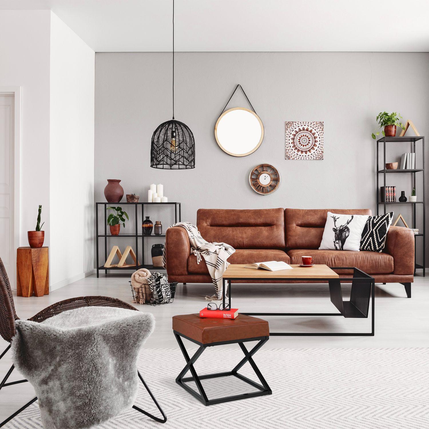 B2X Hocker mit Kunstleder  