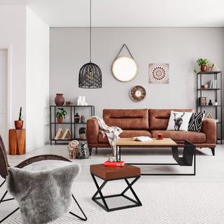 B2X Hocker mit Kunstleder  