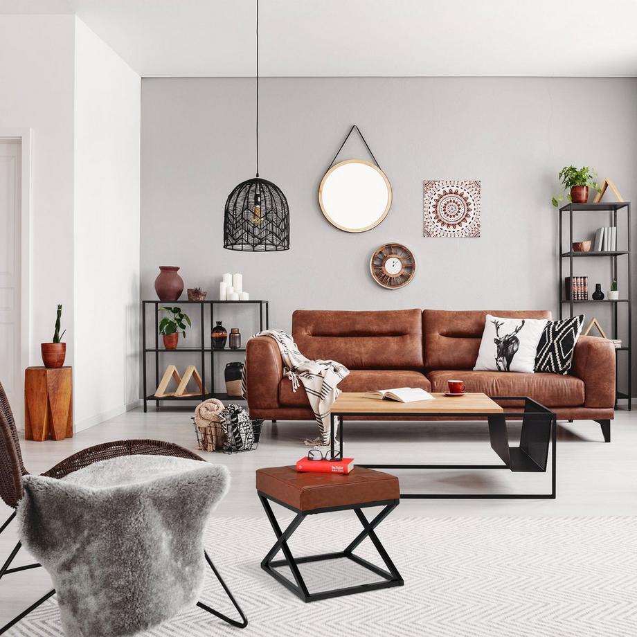 B2X Hocker mit Kunstleder  