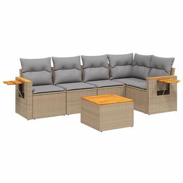 Garten sofagarnitur poly-rattan