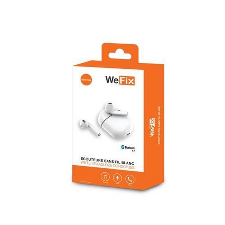 Wefix  Oreillette Wefix sans fil Bluetooth Tw Blanc 