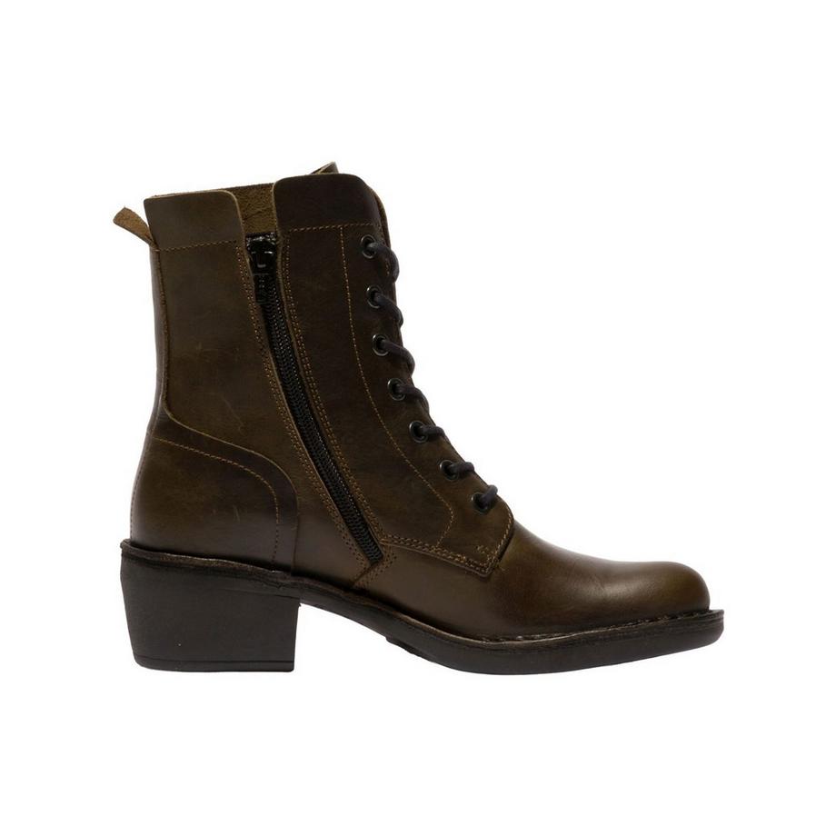 FLY London Schnürstiefelette mit Blockabsatz  