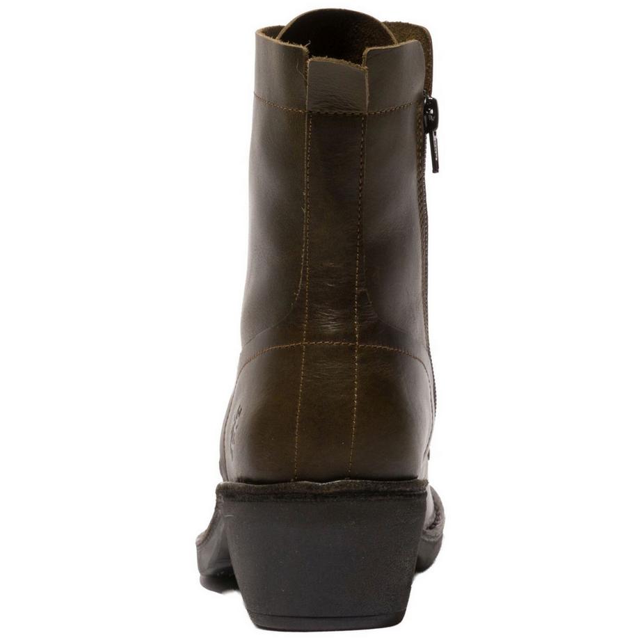 FLY London Schnürstiefelette mit Blockabsatz  