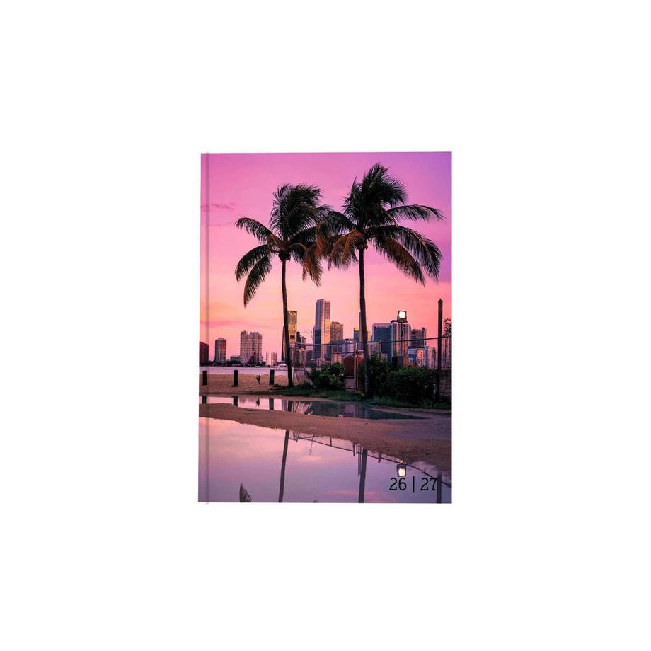Biella Agenda scolaire mydiary 1 jour par page, Miami  