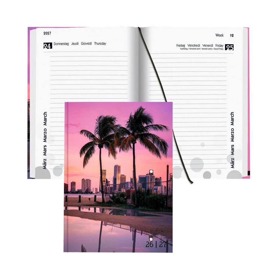Agenda scolaire mydiary 1 jour par page, Miami