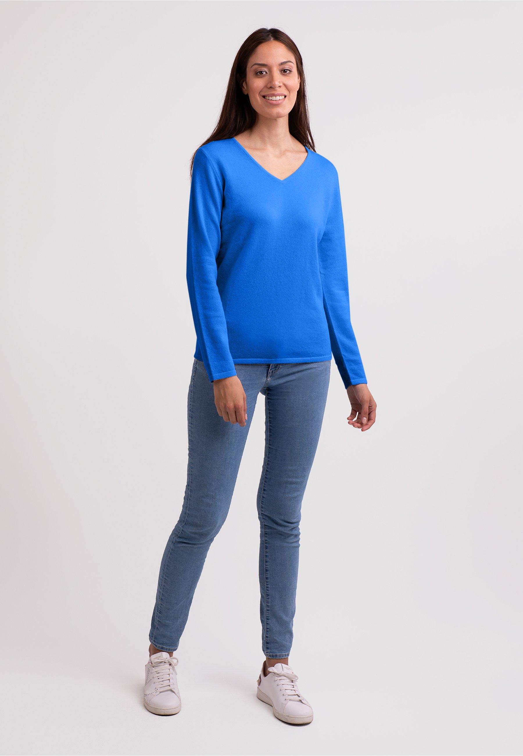 CASH-MERE.CH Kaschmir V-Ausschnitt Pullover  