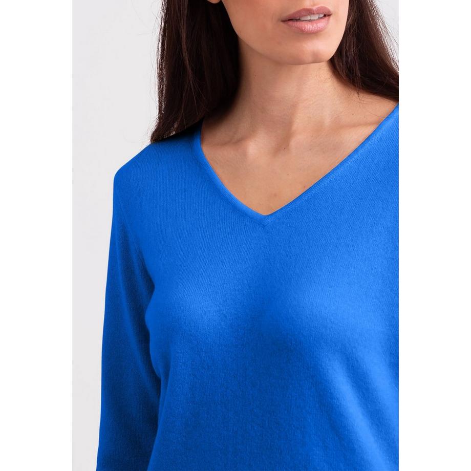 CASH-MERE.CH Pullover Cashmere Scollo a V  