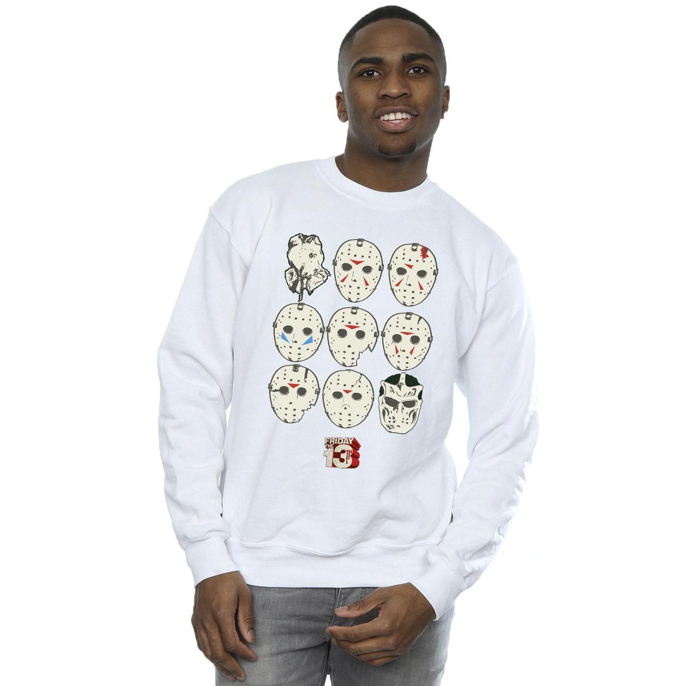 Friday The 13th Jason Masks Sweatshirt  