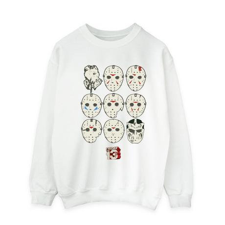 Friday The 13th Jason Masks Sweatshirt  