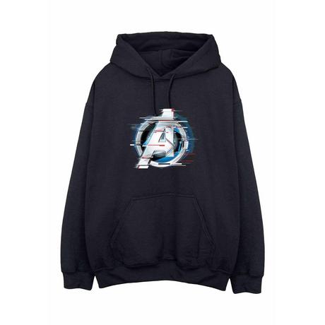 Avengers Endgame Team Tech Glitch Logo Sweat à Capuche  