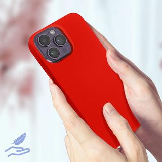 Avizar  Coque iPhone 14 Pro Soft Touch Rouge 