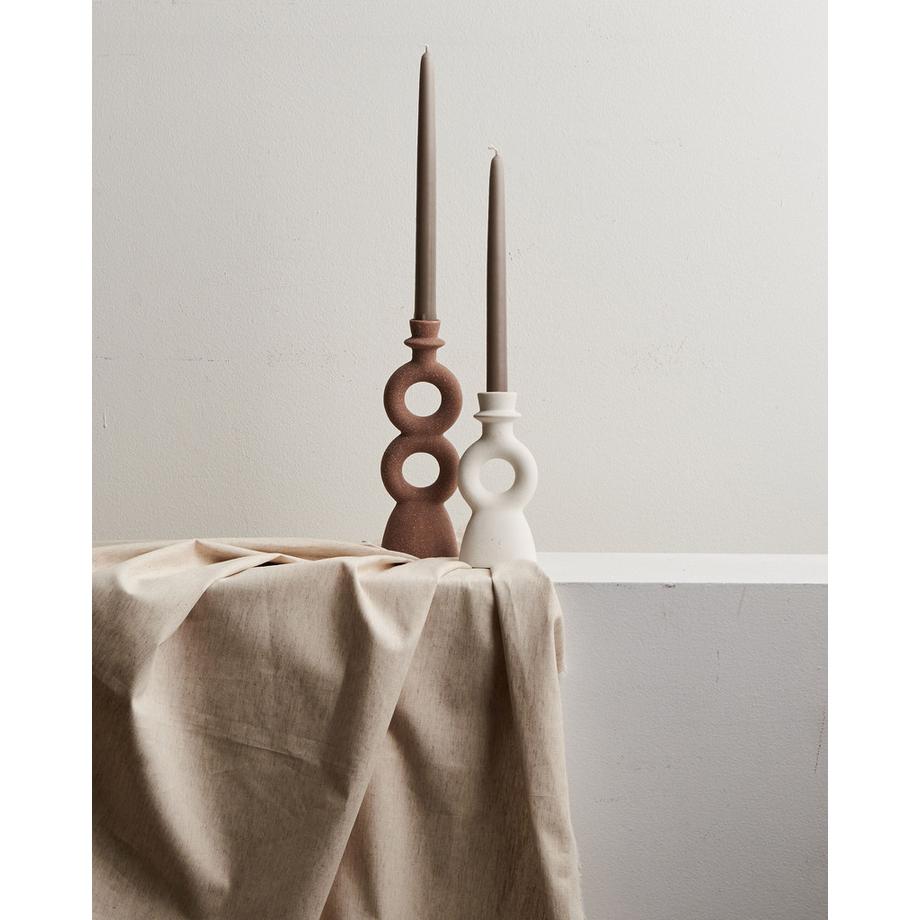 Beliani  Kerzenständer aus Keramik Skandinavisch SPARTA 