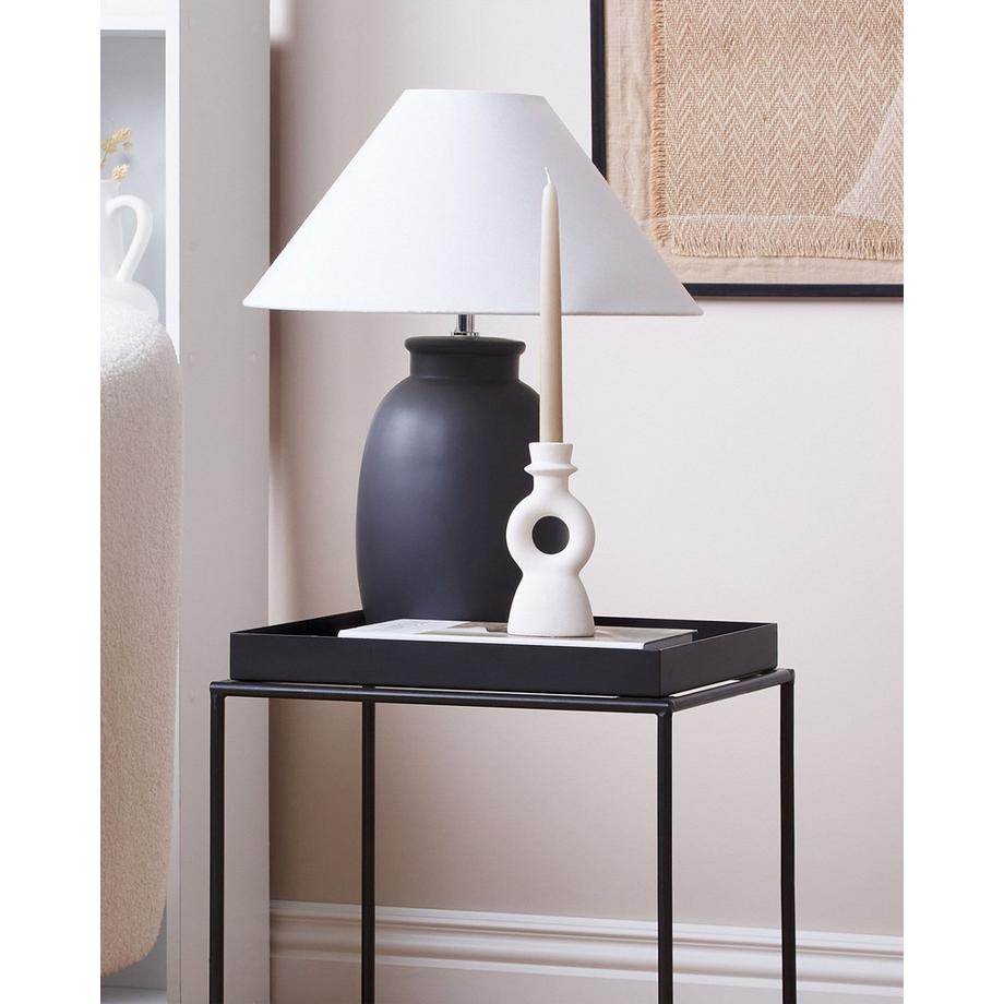 Beliani  Kerzenständer aus Keramik Skandinavisch SPARTA 