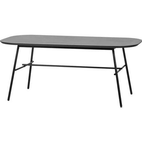 mutoni Table à manger Elegance bois de manguier noir 180x90  