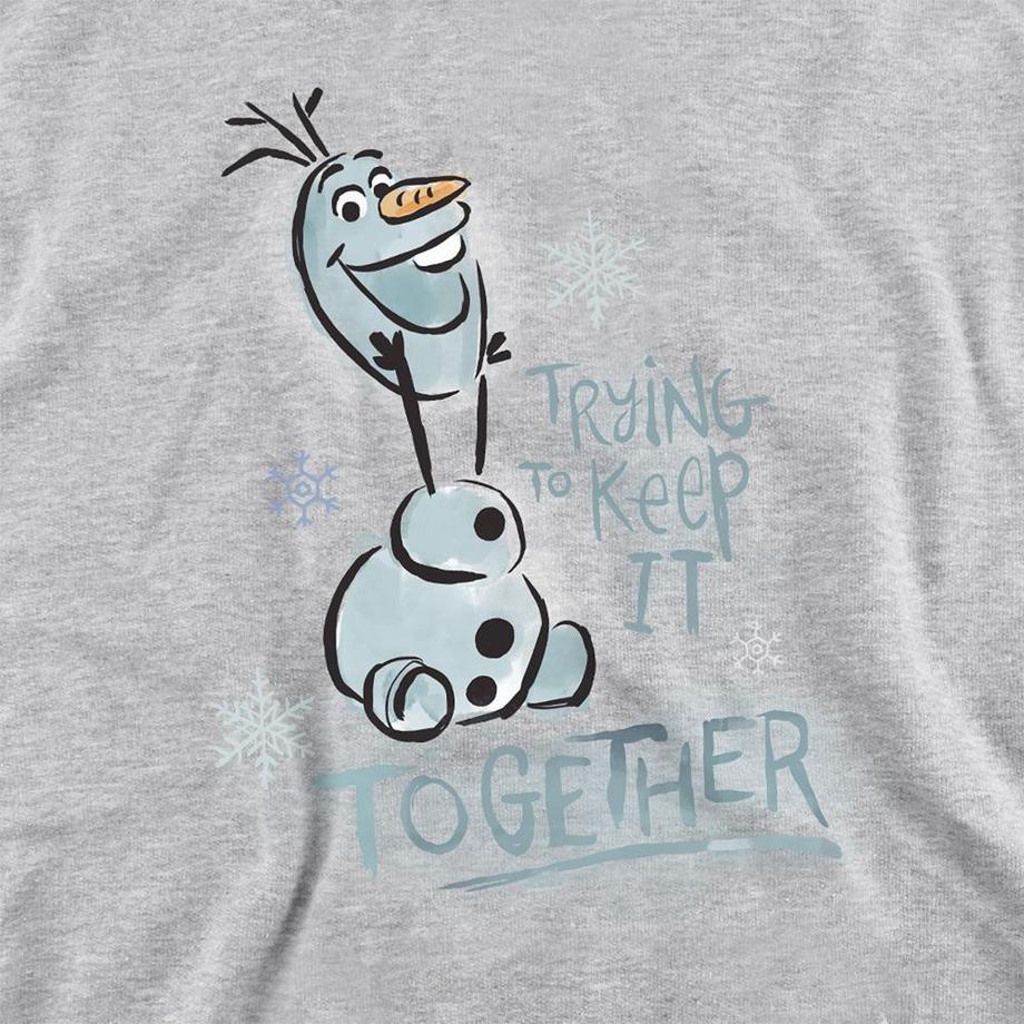 FROZEN  Trying To Keep It Together Felpa Con Cappuccio Olaf Erica 