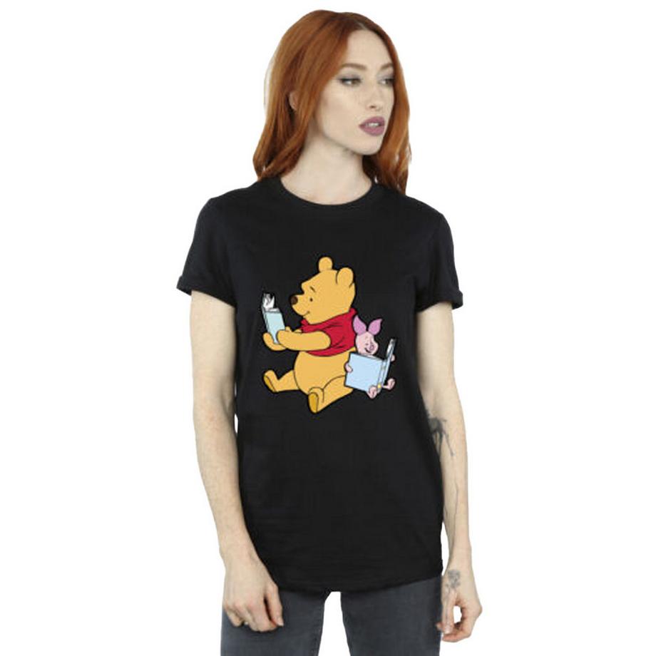 Winnie the Pooh  Maglietta Ampia Lettura 