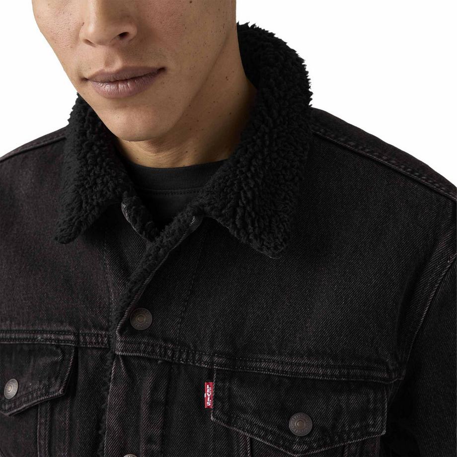 Levis Veste de sweat  Pack de 1 Confortable à porter-Type 3 Sherpa Trucker  