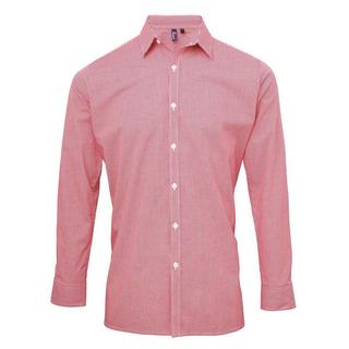 PREMIER Chemise Manches Longues Micro Carreaux  