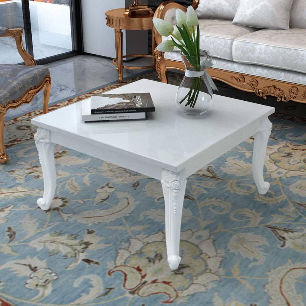 VidaXL Table basse laquée mdf  