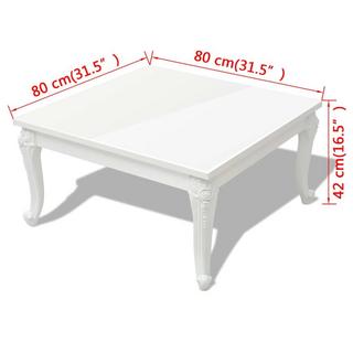 VidaXL Hochglanz couchtisch mdf  